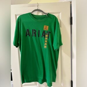 Ariat rebar designer green New pullover shirt L